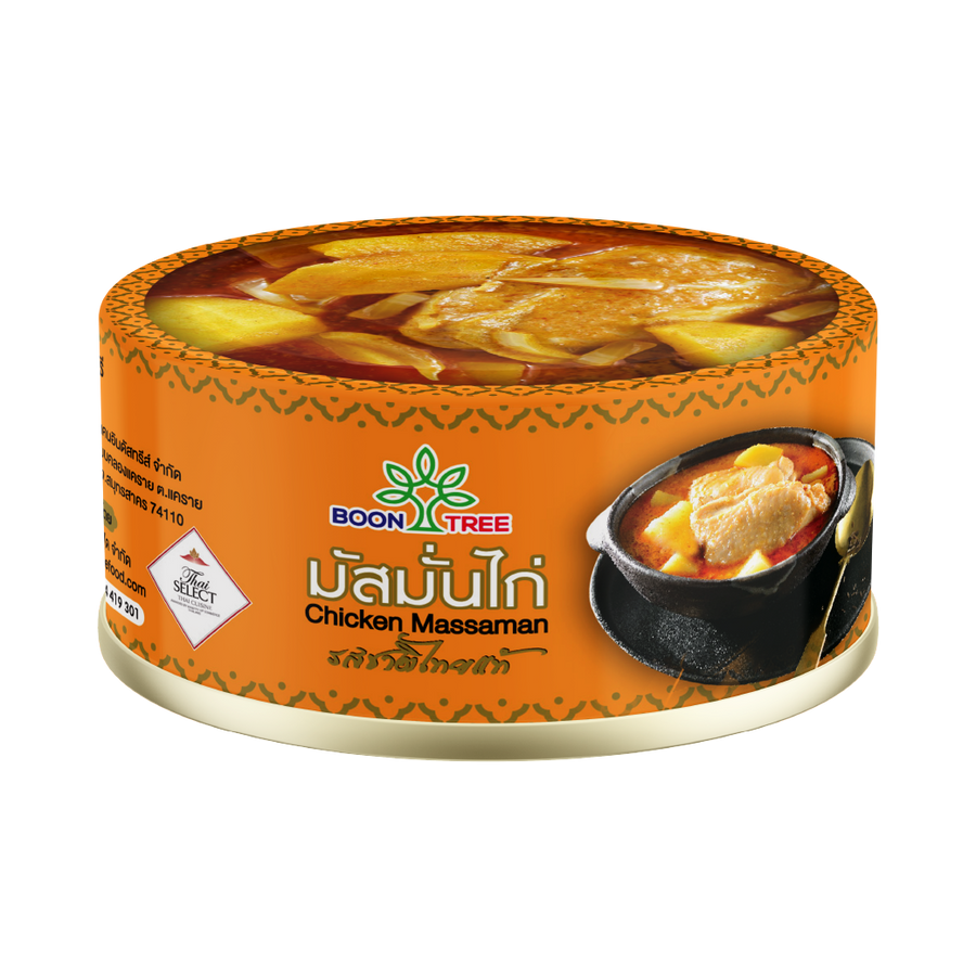 BOON TREE チキンマッサマンカレー缶（185g） – グローバル・ビジョン